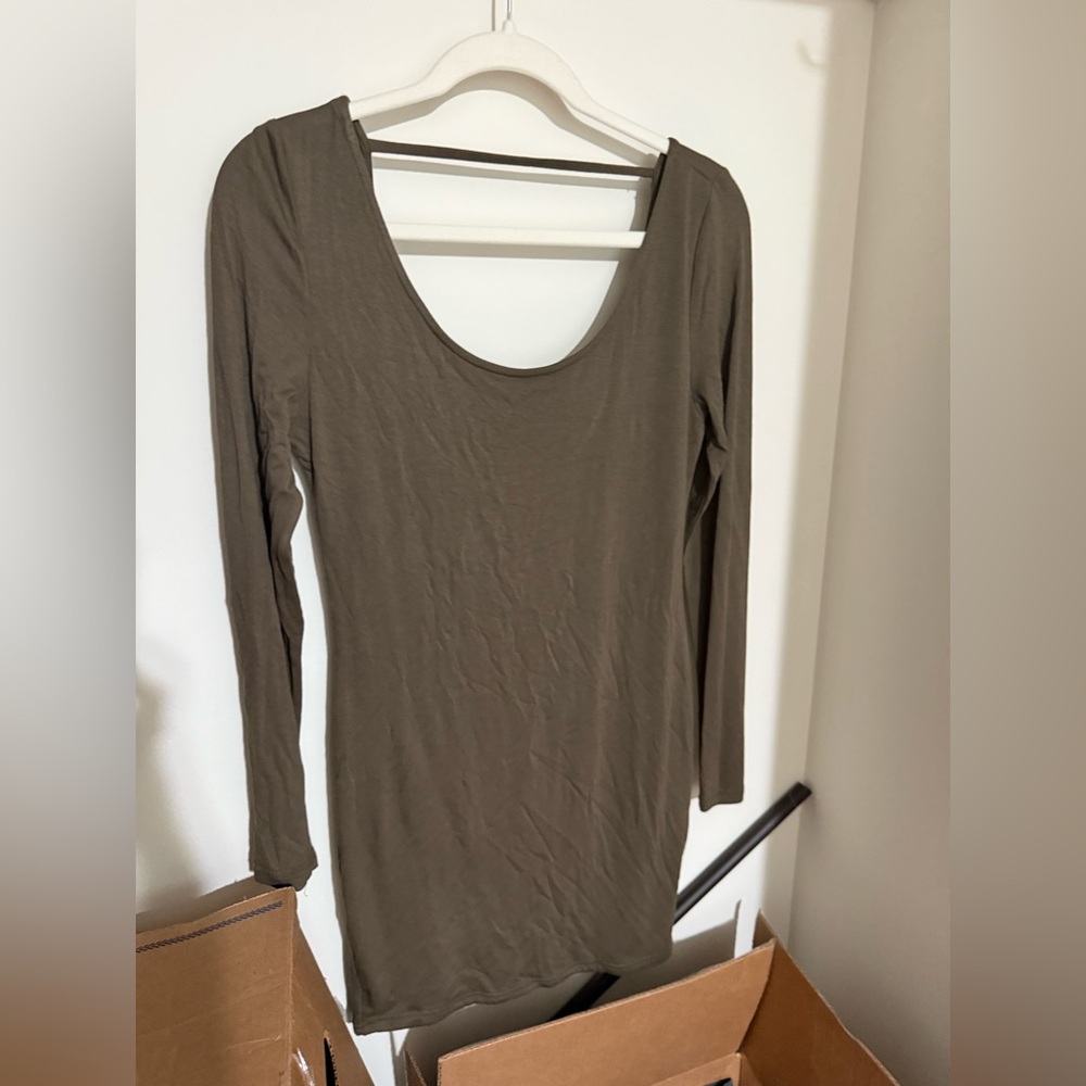 Tobi Olive Green Dress